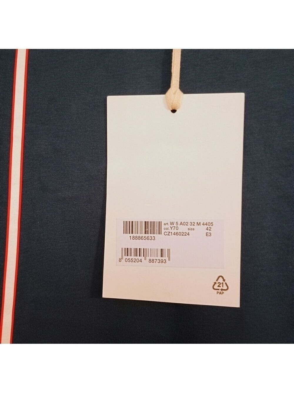 NWT Love Moschino Blue Red Graphic Mini T-Shirt Dress Size 4 - Picture 4 of 4
